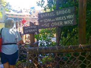 On Tom Sawyer Island in the Magic Kingdom